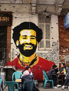 Salah Graffiti in Cairo 228x300 - The Tale of Mohamed Salah